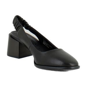 AEROSOLES Black Slingback Block Heel Pumps